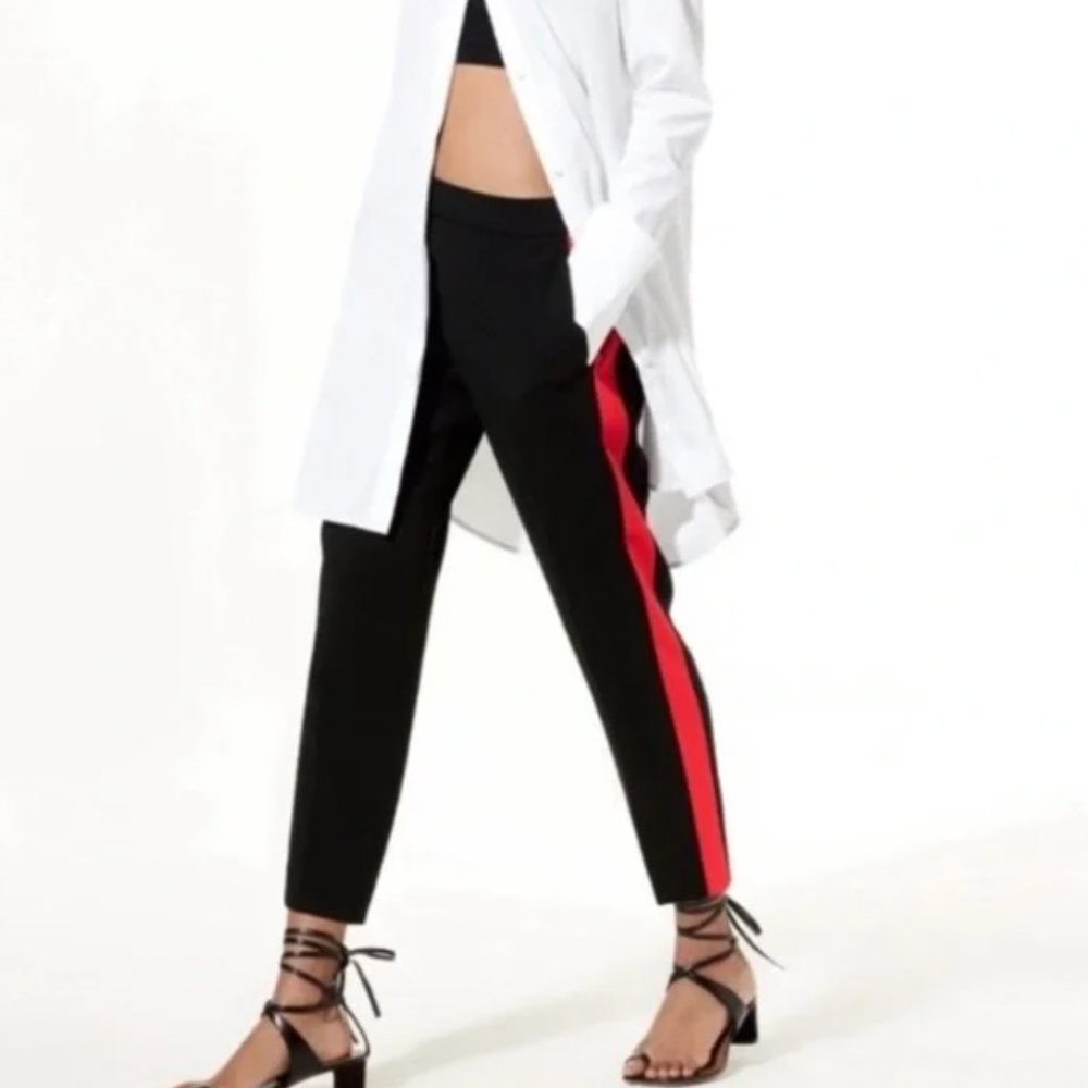 Aritzia Babaton Conan Pant Terado - Red Stripe